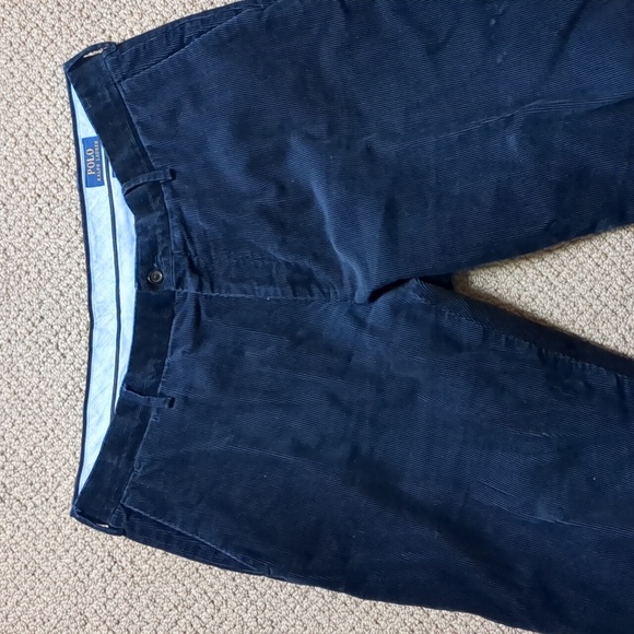 Polo Navy Corduroy Eclectic Grandpa Trousers 38 X 30 - Picture 9 of 11